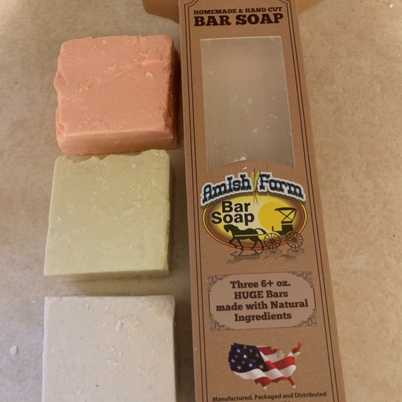 Bath Amish Farm Homemade Hand Cut Bar Soap Poshmark